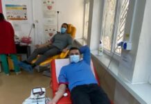 Florin Homorean, prefectul județului Olt, a donat sânge