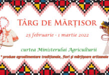 „Târg de Mărțișor”, organizat de MADR în perioada 25 februarie – 01 martie 2022