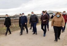 Premierul Nicolae Ciucă și Adrian Chesnoiu, vizită de lucru în județul Ialomița