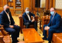 Paul Stănescu, întâlnire cu primarul pro-rus al Chișinăului, Ion Ceban