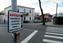 Cinci puncte de semaforizare cu buton pentru pietoni, funcționale, în Slatina