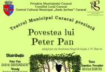 ”Povestea lui Peter Pan”, pe scena Teatrului Municipal Caracal