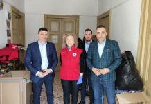 Filiala PNL Olt, ajutoare pentru refugiați