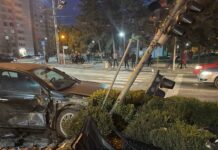 FOTO. Accident, în centrul Slatinei