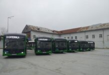 FOTO. Primele autobuze electrice, pe străzile din Slatina