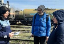 Controale în gara și trenurile din Caracal