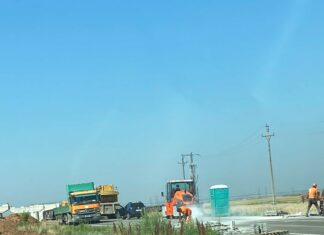 Noi imagini de la nodul rutier de la Valea Mare, pe unde se va face accesul pe Drumul Expres Craiova-Pitești