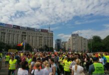 VIDEO. TMK Artrom, protest uriaș la București