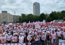 Asistenți, infirmieri și brancardieri, protest în Capitală