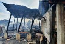 Incendiu puternic, în comuna Brebeni