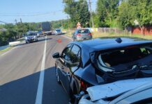 UPDATE. Trafic rutier blocat, la Colonești, din cauza unui accident