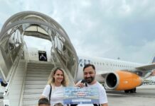 Aeroportul Craiova a sărbătorit pasagerul cu numărul 300.000