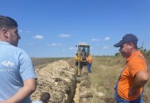 Au început lucrările pentru înființarea rețelei de gaze din comuna Vișina