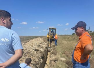 Au început lucrările pentru înființarea rețelei de gaze din comuna Vișina