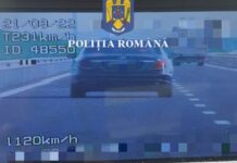 Cu 231 de km/h pe Drumul Expres Craiova-Pitești, în afara localității Piatra-Olt