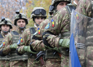 Depunerea jurământului militar la Batalionul 265 Poliție Militară