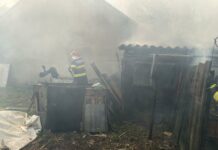 Pompierii olteni au avut 131 de intervenţii, în ultimele zile