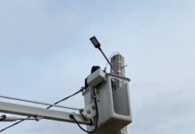 Scornicești: A început modernizarea iluminatului public