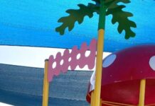 Loc de joacă modern pentru copiii din Crâmpoia