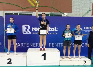 Slătineanca Andreea Jifcu, câștigătoarea Cupei României U15, la tenis de masă
