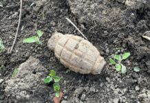 Proiectil din Al Doilea Război Mondial, descoperit la Coteana