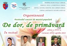 Festivalul Concurs de muzică populară „De dor de primavară” pregătit pentru ediţia a XVII-a
