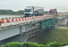 CNAIR, despre lucrările de reabilitare de pe DN6, între localitățile Mihăiești și Drăghiceni