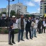 protest prefectura drum