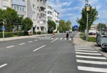 A fost finalizată reabilitarea străzii Tunari din Slatina