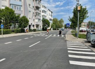 A fost finalizată reabilitarea străzii Tunari din Slatina