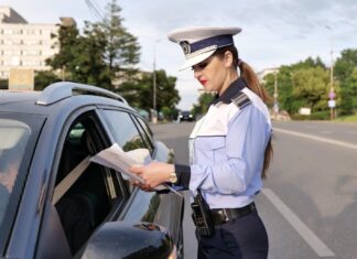 Olt: La volan, cu 1,33 mg/l alcool pur în aerul expirat