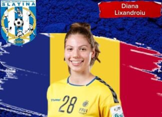Diana Lixăndroiu, 7 goluri în meciul cu Germania U19