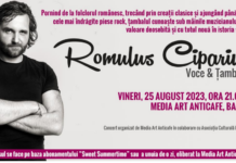 Artistul sibian Romulus Cipariu va concerta la Balș