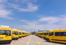 Două primării din Olt au primit microbuze școlare noi de la Ministerul Dezvoltării