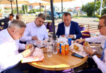 Stănescu, Barbu, Ciolacu și Grindeanu au ieșit la burger