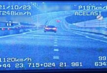 Olt: bărbat prins cu 248 de km/h pe Drumul Expres Craiova-Pitești