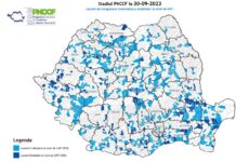 Cadastru gratuit în 523 de comune. Lista localităților unde se fac lucrări de cadastrare