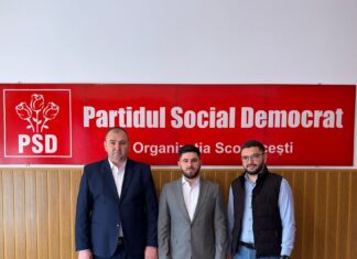 Mihai Barbu, președintele USR Scornicești, alături de echipa PSD Scornicești!
