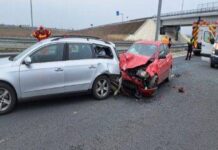 Accident în zona localității Găneasa