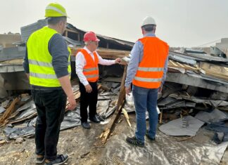 Primarul Doldurea a evalua stadiul lucrărilor privind reabilitarea blocurilor din cartierele HCC și Centru