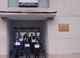 Protest spontan în Olt, la ARHIVE