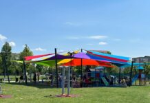 Locul de joacă din parcul Tineretului a prins viață