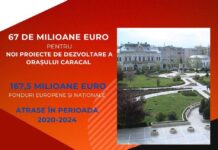 Primăria Caracal are aprobate 22 de proiecte noi cu finanțare europeană și națională, în valoare de 67 milioane de euro