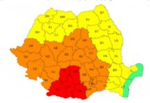 Cod roșu de caniculă, în Olt