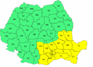 Cod galben de caniculă în Capitala şi 14 judeţe