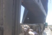 Tir în flăcări, pe Drumul Expres, în afara municipiului Slatina