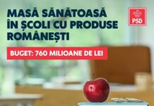 MINISTRUL AGRICULTURII: ”FRUCTE, LEGUME ȘI LAPTE PENTRU DOUĂ MILIOANE DE COPII”