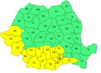 Oltul, din nou sub Cod Galben de caniculă