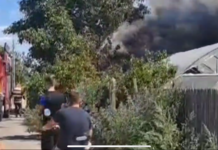 Solarii și anexe gospodărești, în flăcări, la Pleșoiu