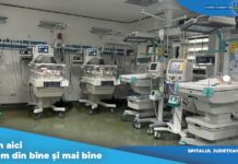 Nou-născut din Alexandria, tratat la Spitalul Slatina